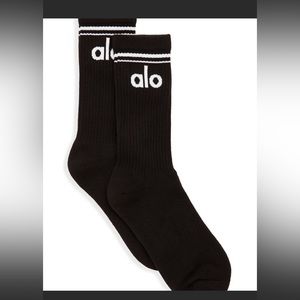 Alo black BRAND NEW socks. Never worn
